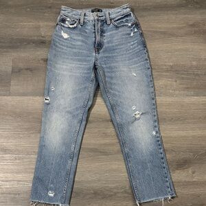 Abercrombie & Fitch Light Blue Straight Leg Jeans